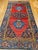 Vintage Persian Bidjar Gallery Rug, Hand-Knotted Wool, Geometric Pattern, Carnelian Red & Blue, 5x9 For Sale - Image 18 of 18