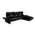 Elena Corner Sofa in Black Leather from Koinor For Sale - Image 5 of 18