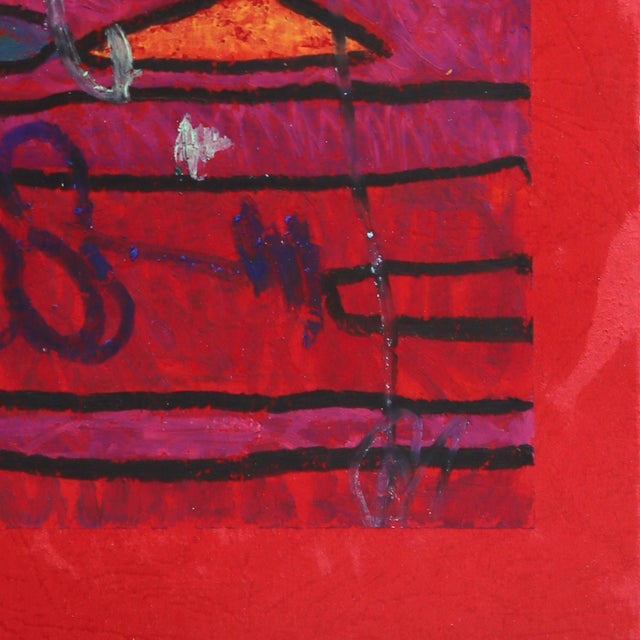 Contemporary Still Life 4 - Original Abstract Still Life Oil Pastel Painting on Paper by Valerie Etitinwo For Sale - Image 3 of 6