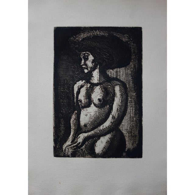 Georges Rouault, Portrait of an African Woman, 1928, Original Etching For Sale - Image 5 of 5