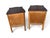 19th Century Pair of Italian Bookmatch Walnut Bedside Cabinet/ Nightstand. For Sale - Image 5 of 18