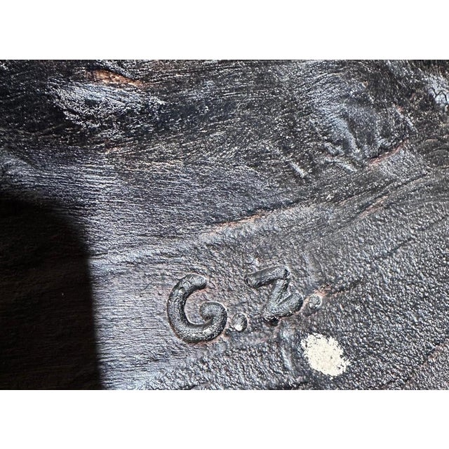 Half-Length Terracotta Sculpture of an Ethiopian Woman by Gino Zattoni, 1950s For Sale - Image 4 of 5