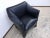Black Black Leather Armchair by Mario Bellini for Cassina For Sale - Image 8 of 13