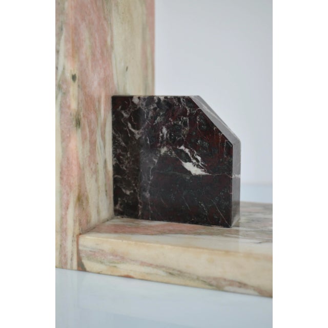 Stone Art Deco Marble Bookends, France, 1930s, Set of 2 For Sale - Image 7 of 9