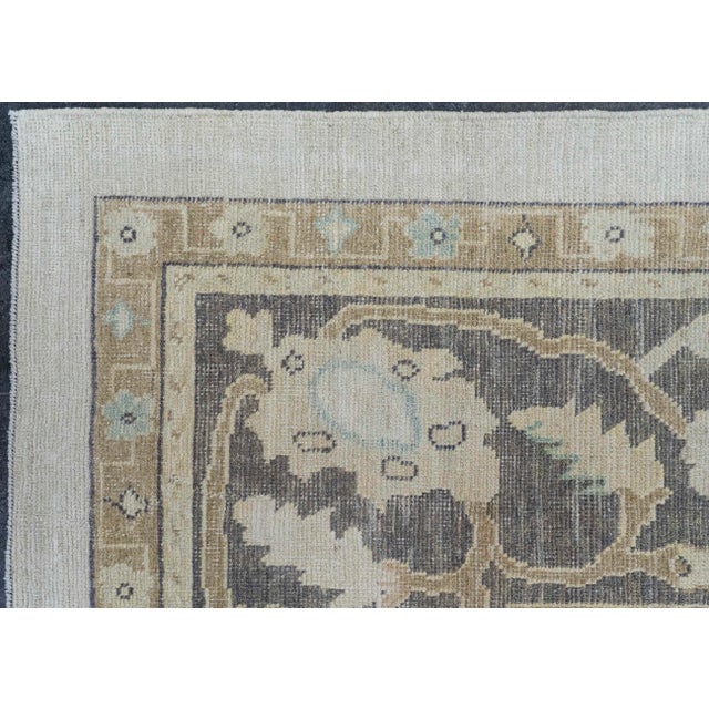 Early 21st Century Turkish Oushak Rug 13'1" x 15'2" #20303 For Sale - Image 5 of 8