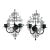Vintage Iron Wall Sconces, a Pair For Sale