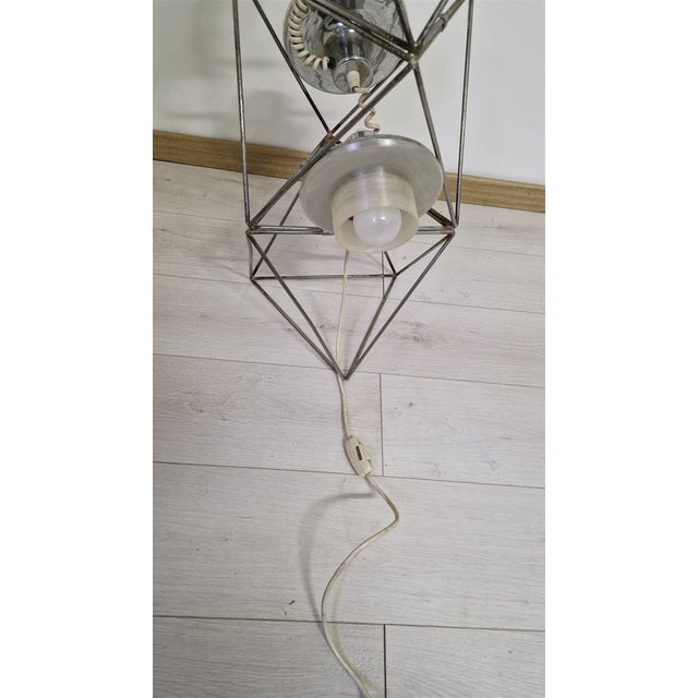 Poliedra Metal Floor Lamp by Felice Ragazzo for Guzzini, 1970s For Sale - Image 10 of 16