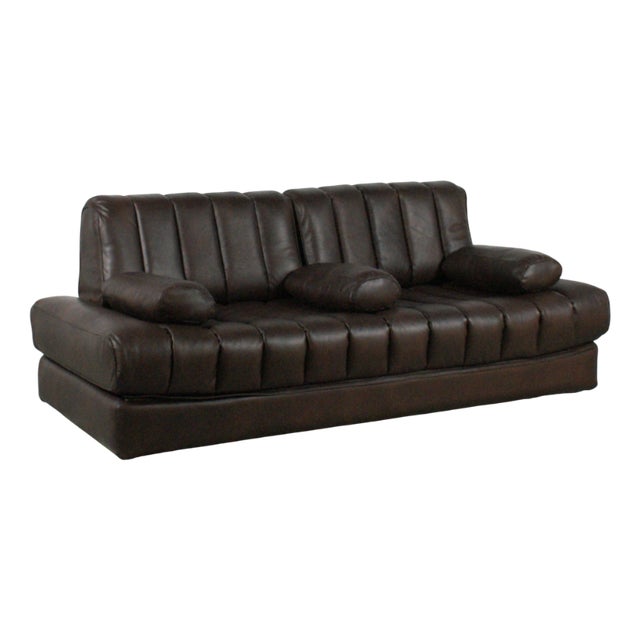 Vintage DS-85 Ds85 Leather Sofa from de Sede For Sale