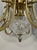 Metal Vintage 8 Light Cut Crystal and Brass Pineapple Chandelier For Sale - Image 7 of 12