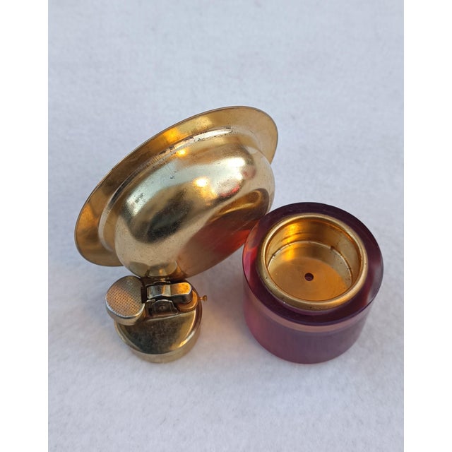 Built-in Smoking Set with Ashtray and Lighter, 1970s, Set of 2 For Sale - Image 12 of 14