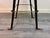 Iron and Brass Trestle Console with Glass Top, 1950s For Sale - Image 9 of 14