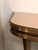 Brass Wall-Mounted Console Table with Pink Glass Top, Italy, 1940s For Sale - Image 10 of 12