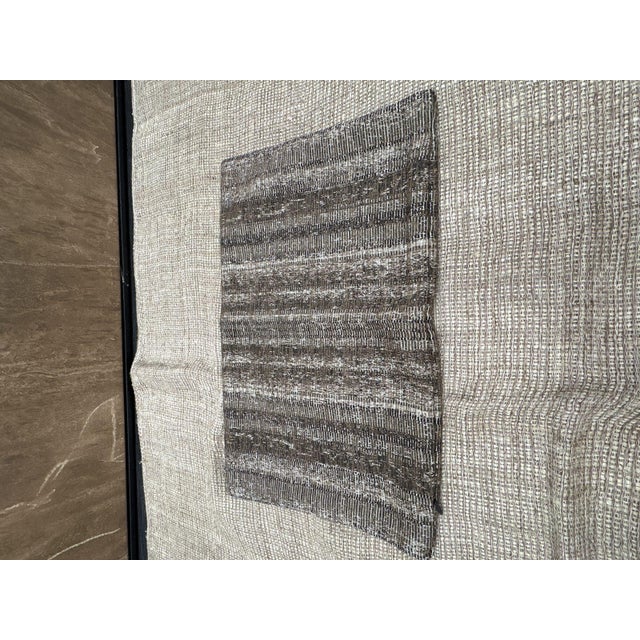 Rh Restoration Hardware Ria Stripe Pillow Covers Set of 2 | 13" X 21" Lumbar | Burnt Caramel For Sale - Image 9 of 17