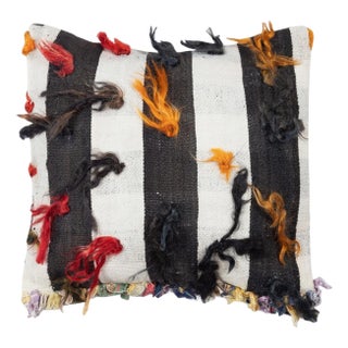 15"x15" Vintage Kilim Cushion Cover. Accent Pillow. Handmade Throw Pillow Cover For Sale