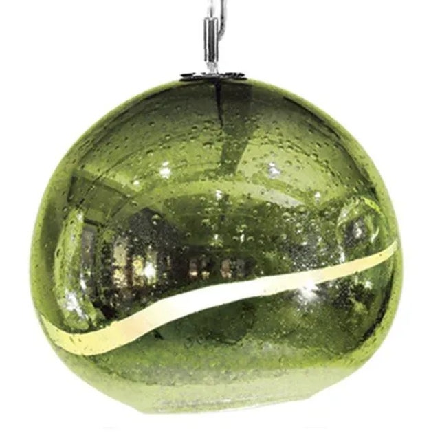 Not Yet Made - Made To Order Solaris Pendant Light from the Vista Swirl Collection in Jade For Sale - Image 5 of 5