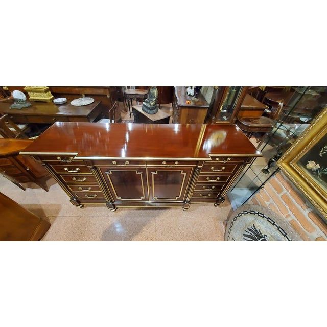 Antique Napoleon III Walnut Sideboard For Sale - Image 11 of 18
