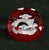 Vintage (1970's) Paper Weight of John Paul Jones a Cameo. Red, Frosted, and Clear Color. Made in France. The Measurements:...