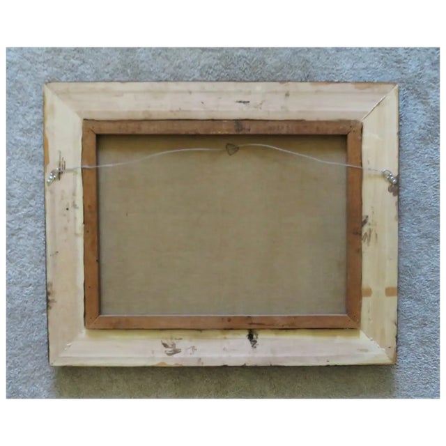 Early 20th Century Laszlo Neogrady Signed Landscape Painting Oil on Canvas Snowy Mountains For Sale - Image 5 of 5