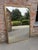 Wood Large Antique 19th Century English Gilt Ribbed Framed Mirror For Sale - Image 7 of 7