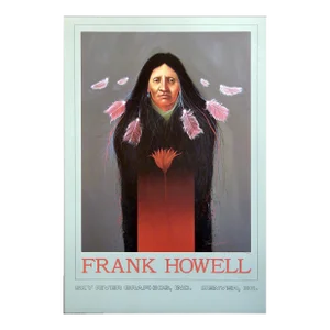 1990s Frank Howell Encirclement of Sister Hand Signed Fine Art
