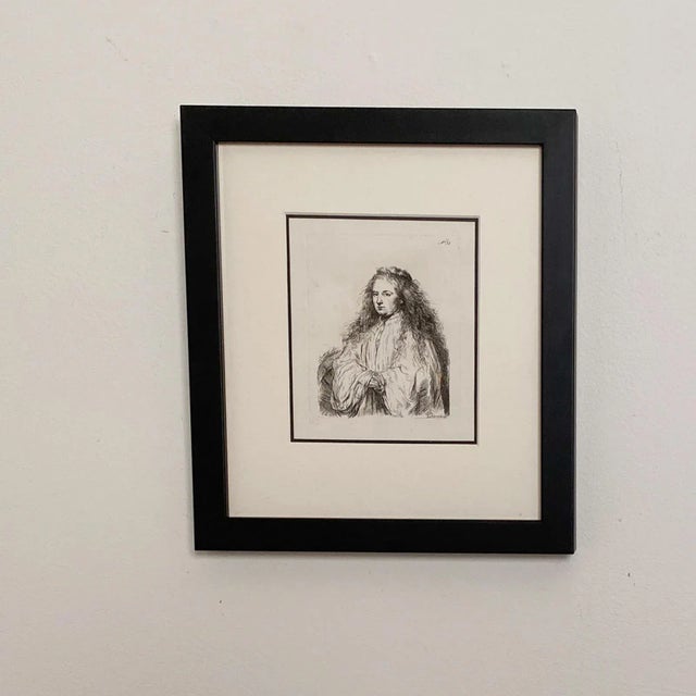 Late 18th Century Late 18th Century Rembrandt Etching #33, by Francesco Novelli For Sale - Image 5 of 5