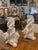 Modern Vintage Pair Seashell Shell Plaster Table Lamps by Sirmos Newly Wired & Restored For Sale - Image 3 of 11