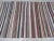 Mid-Century Modern 1960s Turkish Striped Wool Rag Rug For Sale - Image 3 of 6