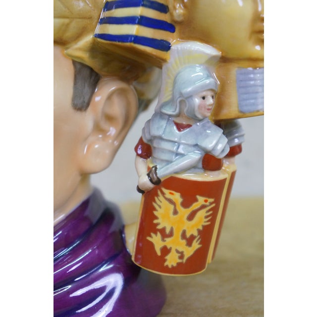 Royal Doulton Julius Caesar Great Military Leader Toby Character Jug For Sale - Image 11 of 12