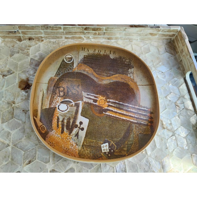 Ma Jolie Paris 1914 Picasso Plate round plate. This is a collectors plate.