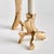 Made from handsculpted molds and in solid cast aluminum, these taper holders in warmGold are a substantial accent. Pair...