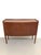 Refined mahogany sideboard with a warm, intense reddish color, 1950s, designed by Vanzania, a renowned Italian company...
