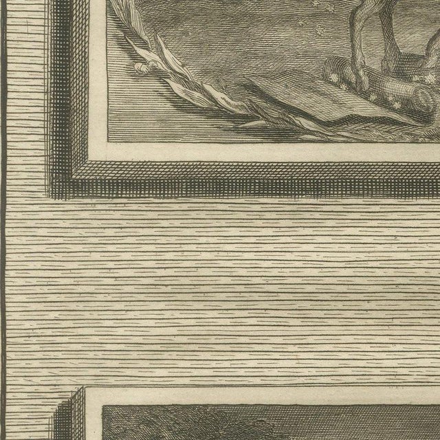 Pieter Mortier, Daniel's Vision of the Ram and Goat and Vision by the Tigris, 1700, Engraving For Sale - Image 4 of 12