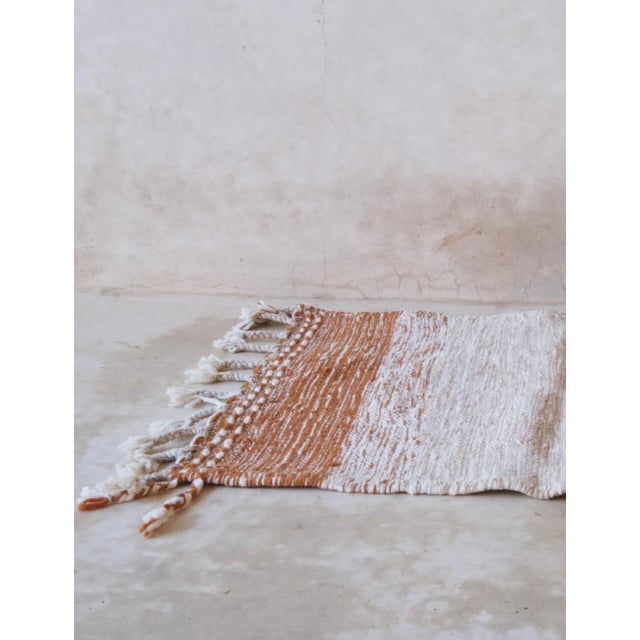 Small Moroccan Flatwoven Rug - 2.9 X 2.1 Ft For Sale In Cleveland - Image 6 of 8