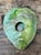 Vintage Green Ceramic Turtle Flower Frog For Sale - Image 14 of 15