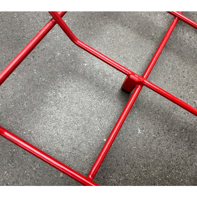 1960s Mid-Century Modern German Red String Coat Rack, 1960s For Sale - Image 5 of 18