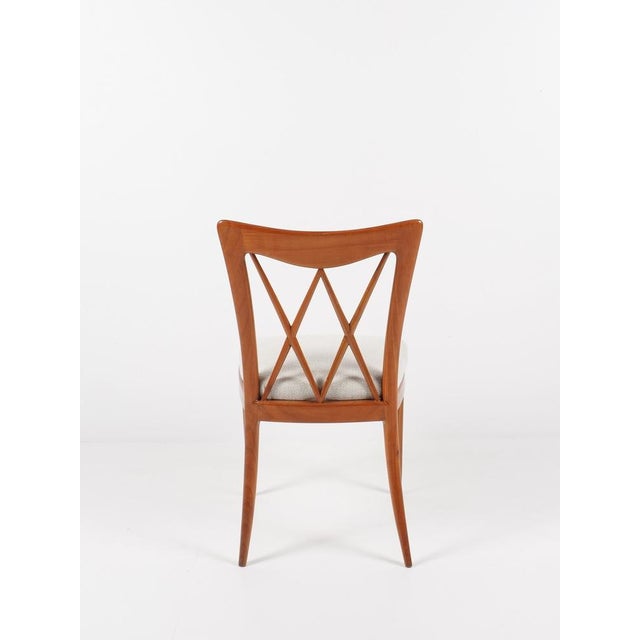Brown Vintage Chairs by Paolo Buffa, 1940s, Set of 4 For Sale - Image 8 of 10