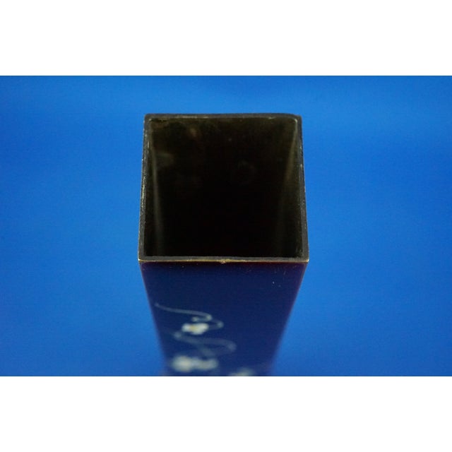 20th Century, Oriental Bronze Vase with Enamels and Floral Decorations Early 1900s - China or Japan, 1890s For Sale - Image 14 of 18