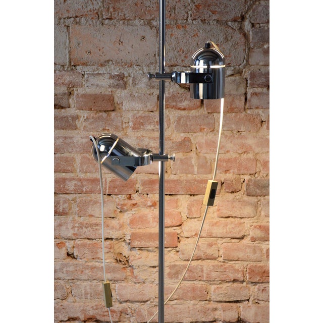 Mid-Century Modern Floor Lamp in Chrome by J. Indra for Combi Lux, Czech, 1960s For Sale - Image 12 of 13