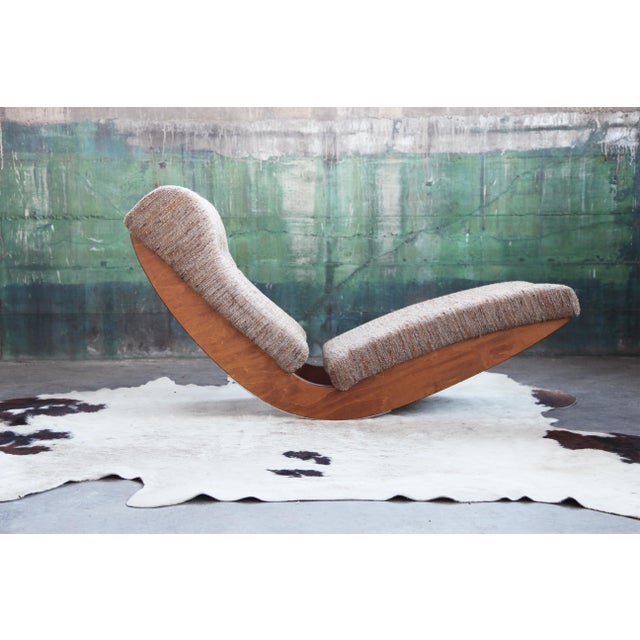Mid Century Upholstered Lounge Chair in the Style of Adrian Pearsall For Sale - Image 10 of 13