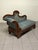 Brown Charles X Daybed in Wood and Fabric For Sale - Image 8 of 18