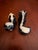 Robert Simmons Vintage Robert Simmons Ceramics Skunk Figurines Pewey and Pewette ca.1950s For Sale - Image 4 of 7