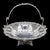 English Vintage Decorative Cake Basket, English, Silver Plate, Fruit Dish, Mid Century For Sale - Image 3 of 12