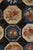 Blue Handmade Antique English Needlepoint Rug in Blue, Beige-Brown Floral Pattern For Sale - Image 8 of 9