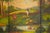 Three Panel Screen Room Divider Antique Hand Painted English Country Horse Scene For Sale In New York - Image 6 of 18