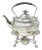 Antique Walker Hall Sheffield Silver Plated Teapot Spirit Kettle on Warmer Stand For Sale