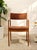 Chocolate Set of Four Vintage Danish Modern Dining Chairs in Rust Corduroy For Sale - Image 8 of 12
