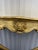 1960s 1960s Italian Rococo Carved Wood Wall Console, Restored Faux Gilt Finish For Sale - Image 5 of 9