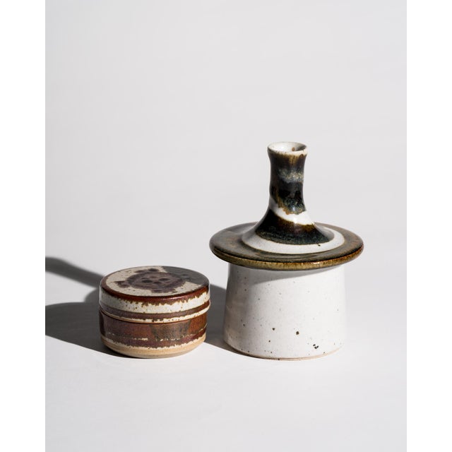Curated Danish Studio Ceramic Ensemble by Jette Andersen & Marianne Starck for Michael Andersen, Bornholm, Denmark, c....
