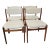 Danish Modern Mid Century Set 4 Dining Chairs Teak Ac Mobler Denmark For Sale