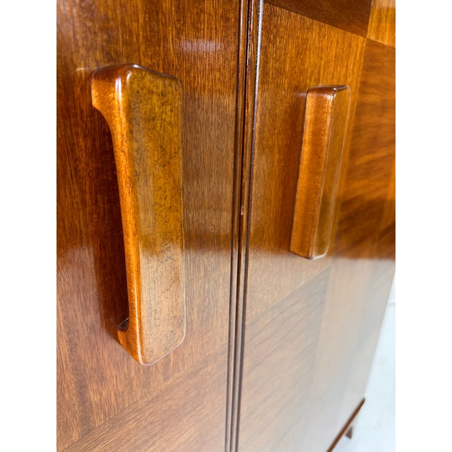 Wood 1940's Swedish Mahogany Cabinet For Sale - Image 7 of 8